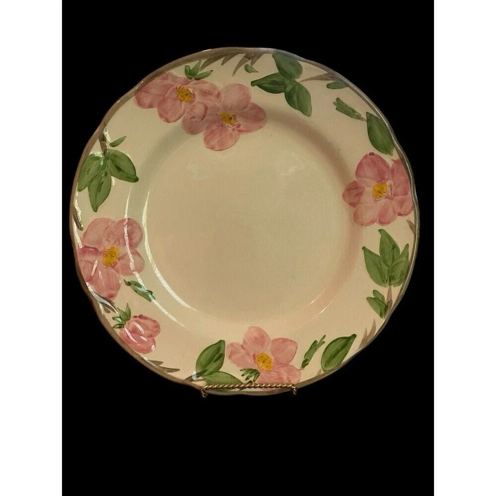 Vintage Franciscan Desert Rose Dinner Plates 10-5/8